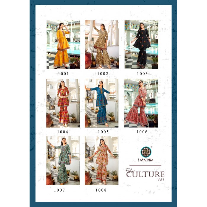 Aradhna Fashion Culture Vol 1 Rayon Kurtis